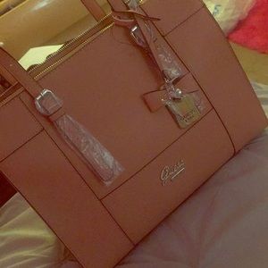 Mauve GUESS Purse
